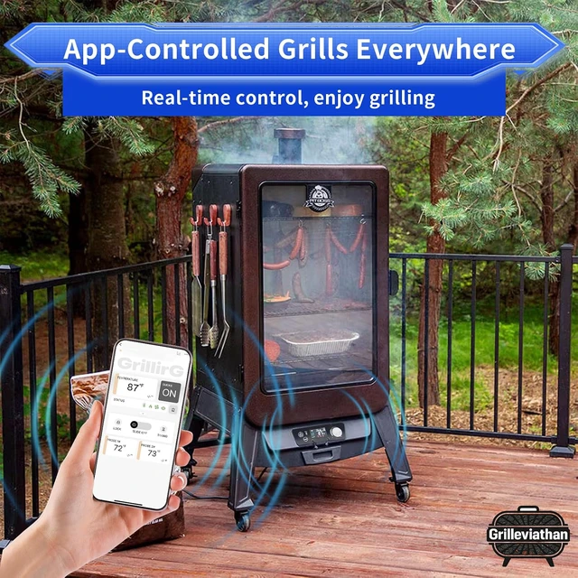 Alt view image 4 of 7 - WiFi Controller Replacement for Pit Boss Series 3/4 / 5/7 Vertical Pellet Smoker with Dual PID & App Control