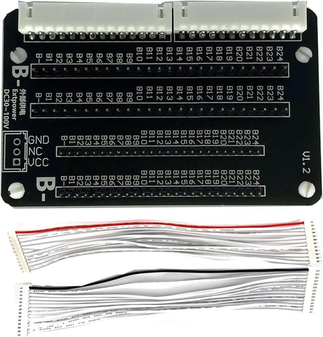 Alt view image 3 of 7 - 4A Active Equalizer 1mv Precision 8S 10S 14S 16S 20S 22S 24S 24V 48V Li-on Lifepo4 LTO Lithium Battery Capacitor Balancer with Docking Adapter