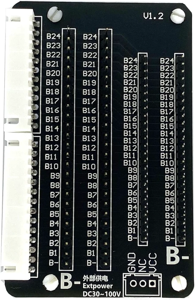 Alt view image 5 of 7 - 4A Active Equalizer 1mv Precision 8S 10S 14S 16S 20S 22S 24S 24V 48V Li-on Lifepo4 LTO Lithium Battery Capacitor Balancer with Docking Adapter