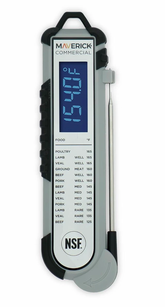 Main image of ProTemp Digital Meat Thermometer PT100BBQ, Instant Read with Backlit Display, Oven Safe, Calibration Feature, Grill, Smoker & BBQ Temperature Probe