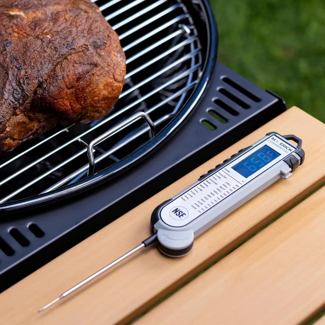 Alt view image 2 of 5 - ProTemp Digital Meat Thermometer PT100BBQ, Instant Read with Backlit Display, Oven Safe, Calibration Feature, Grill, Smoker & BBQ Temperature Probe