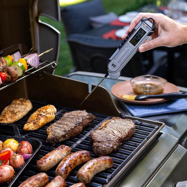 Alt view image 5 of 5 - ProTemp Digital Meat Thermometer PT100BBQ, Instant Read with Backlit Display, Oven Safe, Calibration Feature, Grill, Smoker & BBQ Temperature Probe