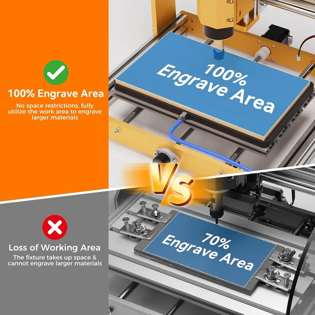 Alt view image 4 of 7 - 3018 Vacuum Table for CNC Series 3018 Pro Max, 3018 Pro Ultra, Workholding Suction Table Set for Engraving and Milling. Area: 300x180x15mm