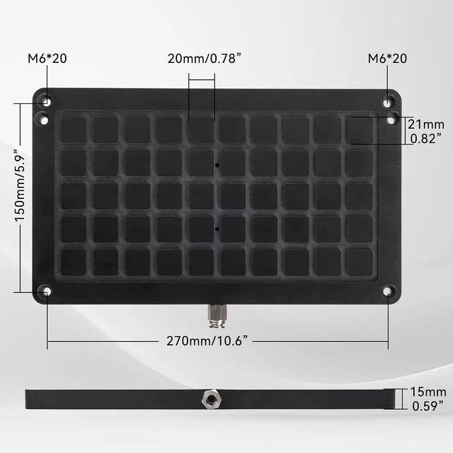 Alt view image 3 of 7 - 3018 Vacuum Table for CNC Series 3018 Pro Max, 3018 Pro Ultra, Workholding Suction Table Set for Engraving and Milling. Area: 300x180x15mm