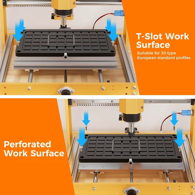 Alt view image 6 of 7 - 3018 Vacuum Table for CNC Series 3018 Pro Max, 3018 Pro Ultra, Workholding Suction Table Set for Engraving and Milling. Area: 300x180x15mm