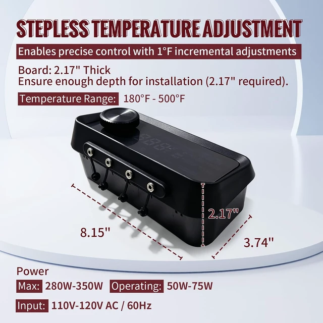 Alt view image 2 of 7 - WiFi PID Controller Thermostat Kits for Pit Boss Pro II & DX