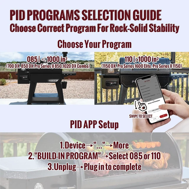 Alt view image 6 of 7 - WiFi PID Controller Thermostat Kits for Pit Boss Pro II & DX