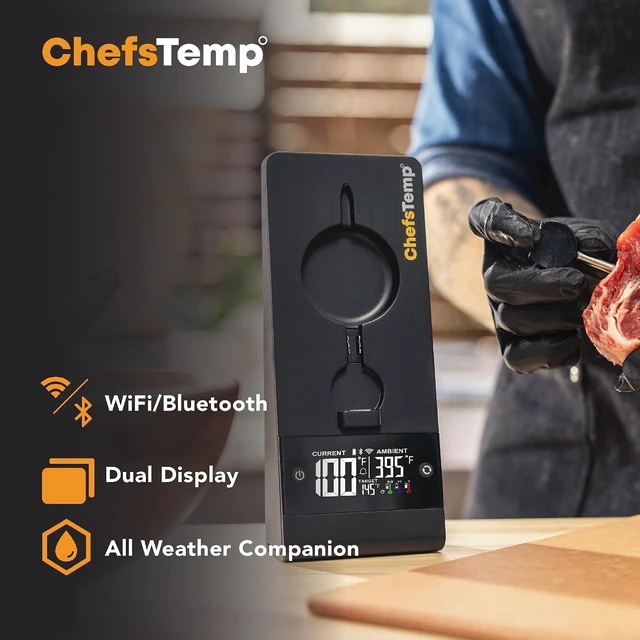 Alt view image 2 of 7 - ProTemp Plus Next-Gen Wireless Meat Thermometer Digital