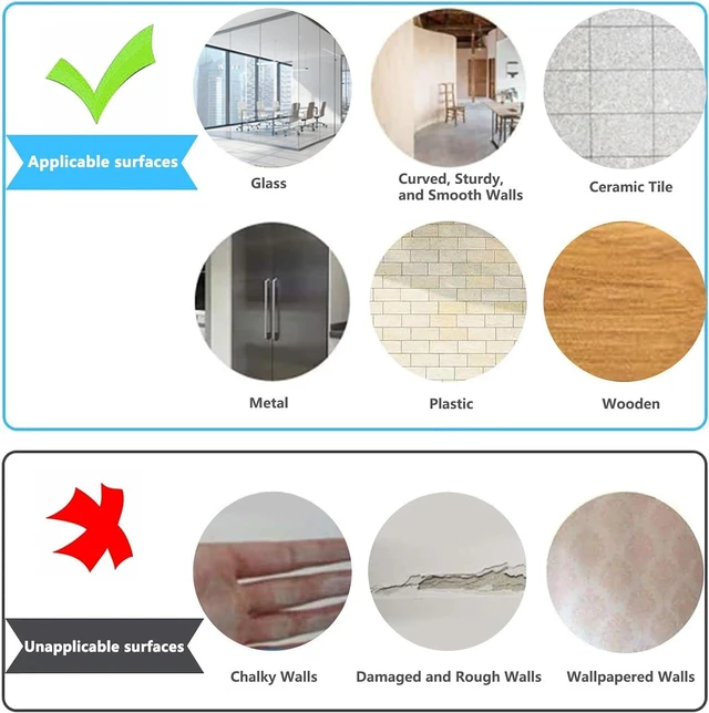 Alt view image 7 of 7 - Self-Adhesive Magnetic Dry Erase Whiteboard Sticker, 79" x 40"