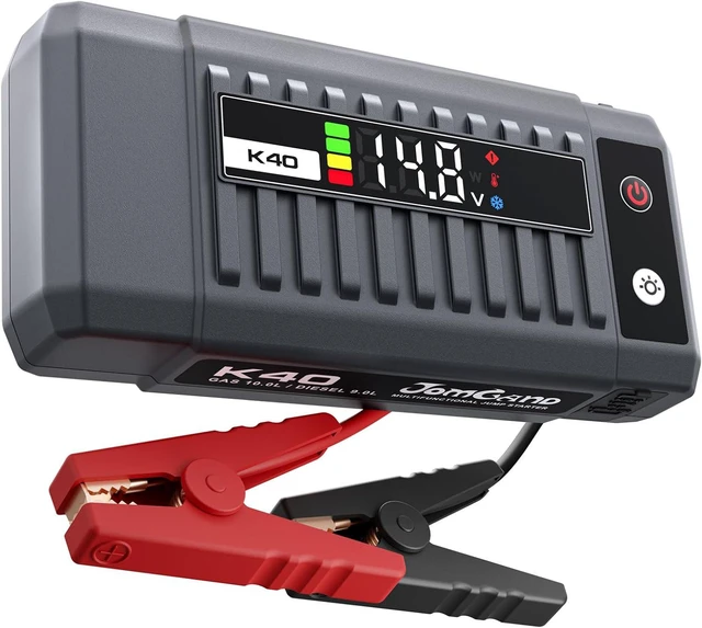Main image of K40 12V 5000A Car Battery Jump Starter for 10.0L Gas & 9.0L Diesel