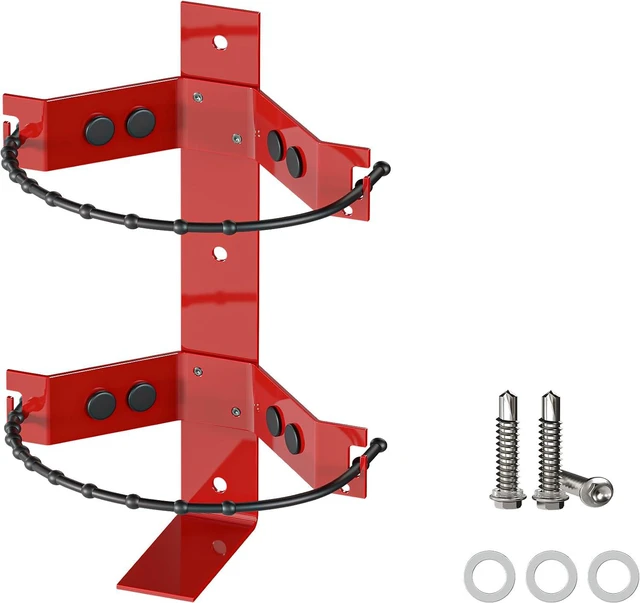 Main image of 4-Pack Universal Fire Extinguisher Mount Bracket, 10 lb Extinguishers