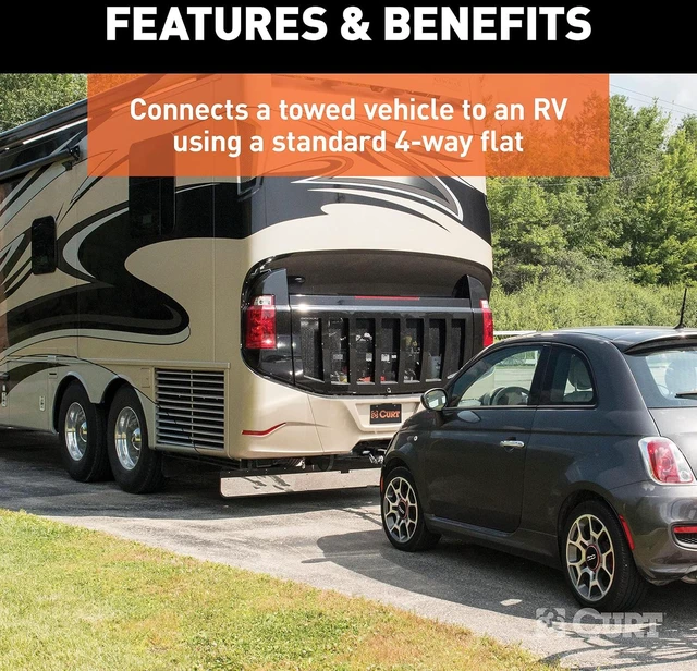 Alt view image 3 of 7 - Custom Towed-Vehicle RV Wiring Harness for Select Wrangler JK