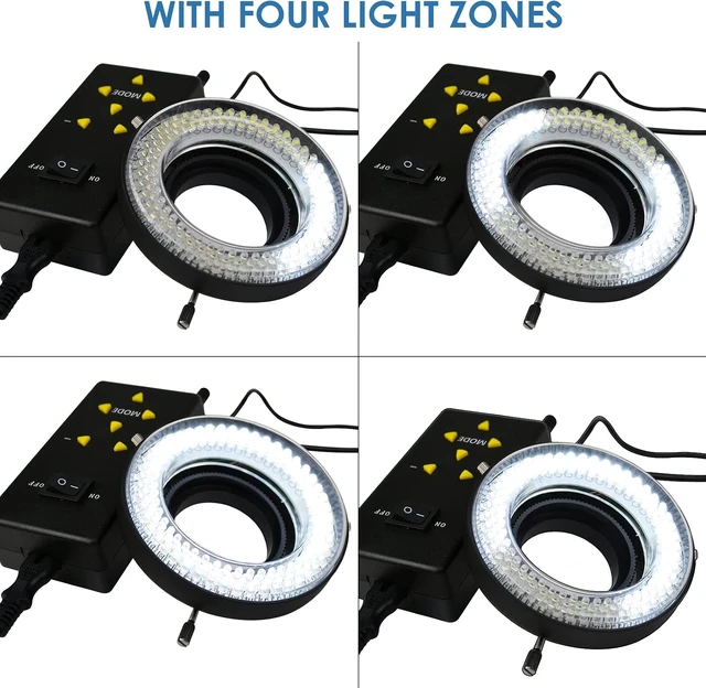 Alt view image 3 of 6 - 144 LED Ring Light for Microscope and Camera