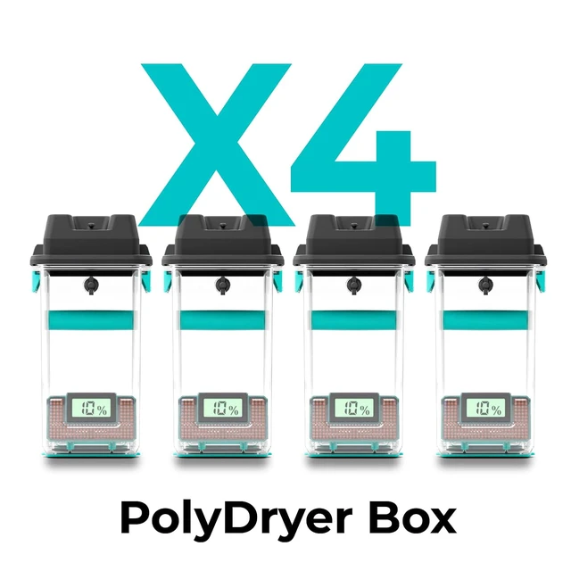 Alt view image 2 of 5 - Polydryer Filament Storage Box for 1kg PA Nylon PLA PETG, 4-Pack