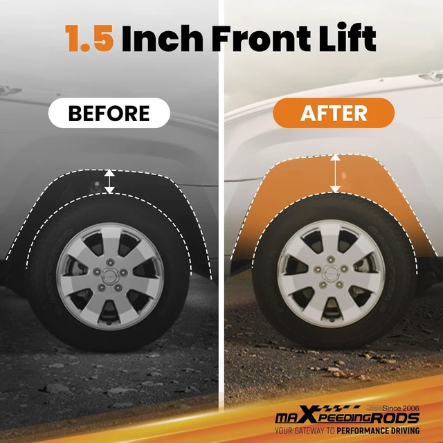 Alt view image 2 of 7 - 1.5" Front Leveling Lift Spring for Ford F150/Bronco 80-96
