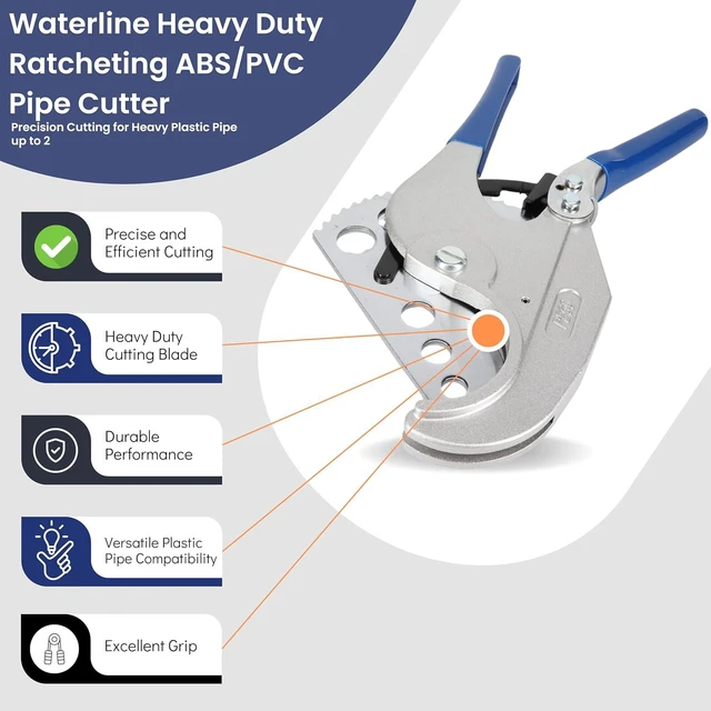 Alt view image 3 of 7 - Ratcheting Pipe Cutter Tool for Rigid Tubing up to 2"