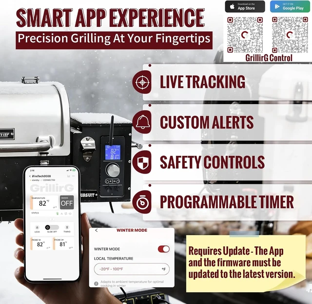 Alt view image 3 of 7 - Smart WiFi PID Controller Kit for Camp Chef Gen 2 Retro Fit Grills