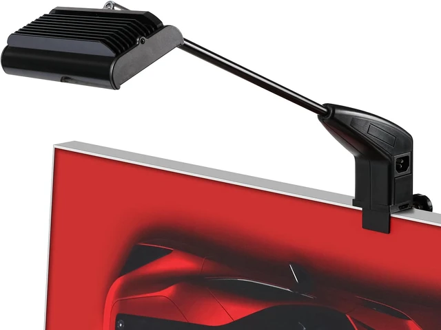 Alt view image 3 of 7 - Trade Show Lights LED Display and Exhibit Arm Lighting, Connectable Tradeshow Lights Included Clamps, Mounting Brackets, Power Cables, Connect Cables (2pcs Black) (Black)