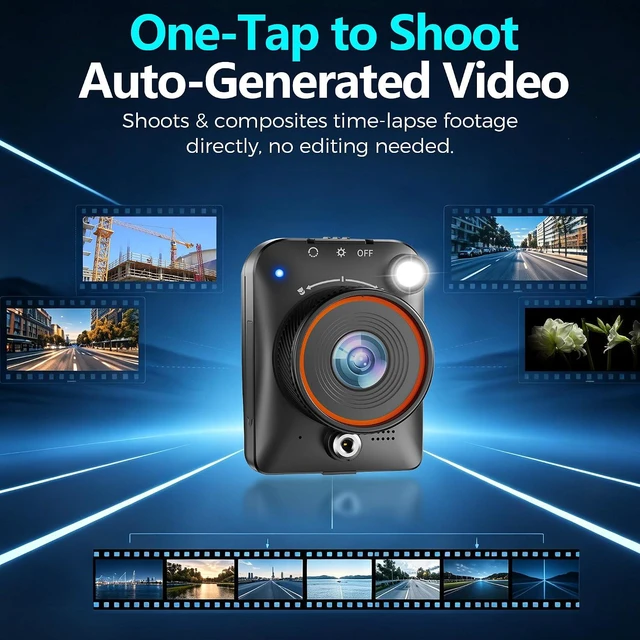 Alt view image 2 of 7 - Time Lapse Camera,1296P FHD MP4 Video&48MP, Outdoor IP66 Waterproof Timelapse Camera,Captures Plant Growth,Records Garden & Construction,Tracks Weather,6-Month Battery Life,Includes 32GB TF Card