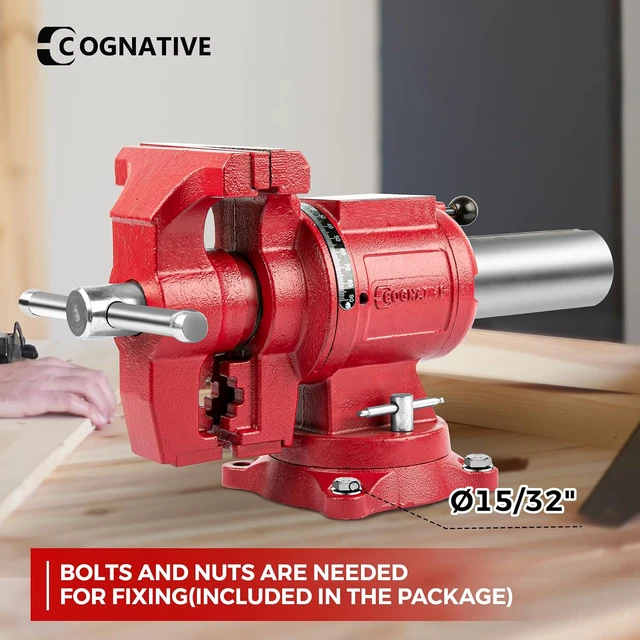 Alt view image 6 of 7 - 5 UPG 360° Positioning Bench Vise, 8800LB Force