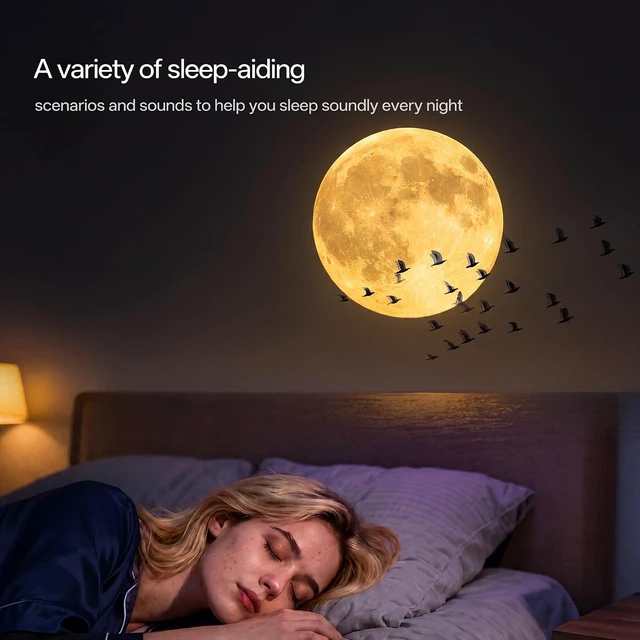 Alt view image 4 of 7 - 3D Galaxy Projector Night Light, Star Projector for Kids