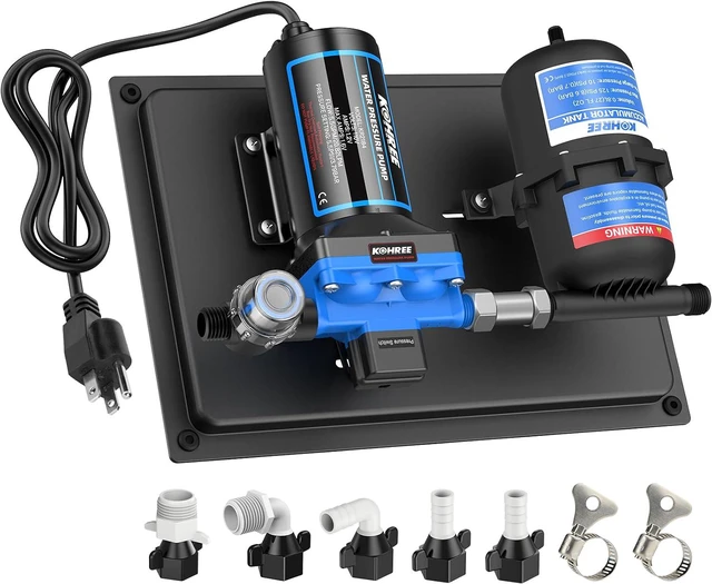 Main image of 110V Water Pump 5.5 GPM and Accumulator Tank System - 125PSI (0.75L)
