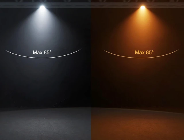 Alt view image 4 of 6 - LED COB 200W Par Lights, Cool White and Warm White Stage Wash Lights