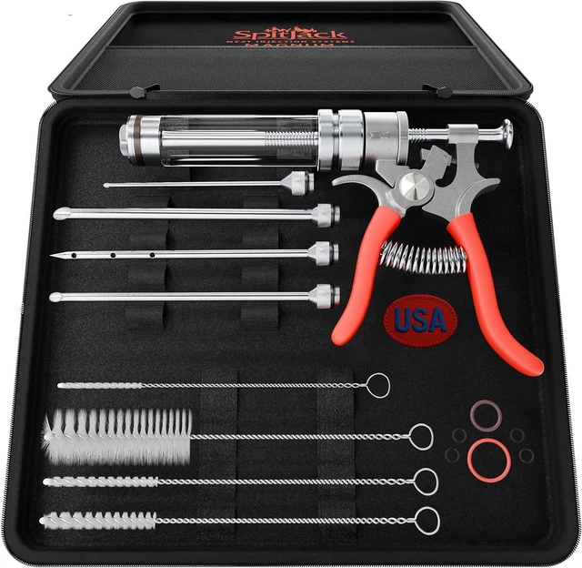 Main image of Magnum BBQ Marinade Meat Injector, Made in USA, 4 Needles, MJ106