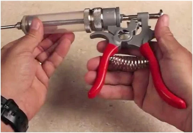 Alt view image 5 of 7 - Magnum BBQ Marinade Meat Injector, Made in USA, 4 Needles, MJ106
