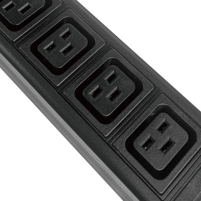Alt view image 7 of 7 - Surge Protection, Metered, Basic 220v/50a, L6-50P Input, (4-C13 & 4C19) Outlets, 1U Vertical Rackmount (C13) 3 Year Warranty 12,000 Watts Crypto Mining