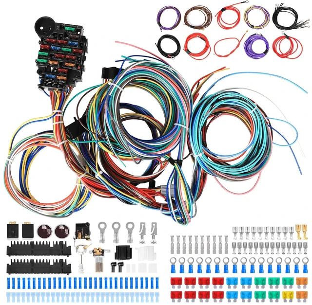Main image of Universal 22 Circuit Wiring Harness Kit for 1960-1986 Chevy Pickup Truck