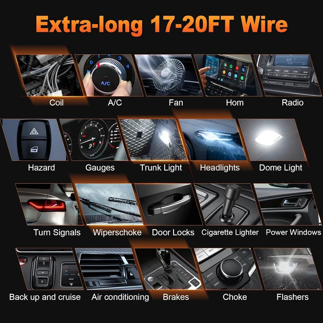 Alt view image 7 of 7 - Universal 22 Circuit Wiring Harness Kit for 1960-1986 Chevy Pickup Truck