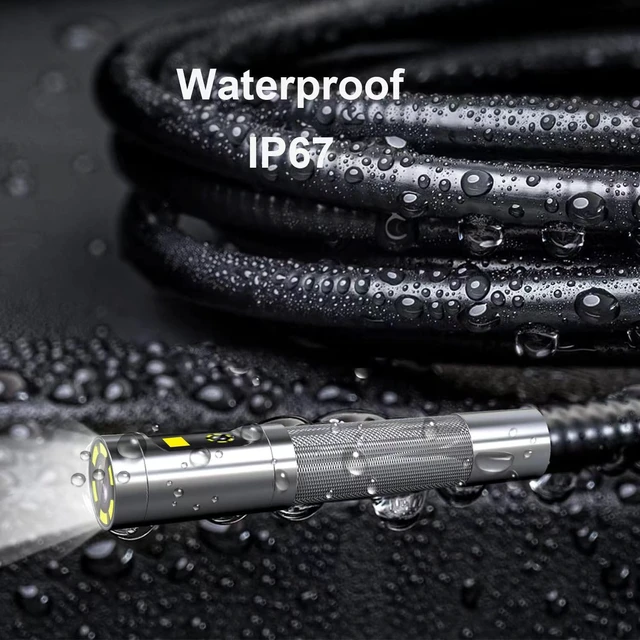 Alt view image 6 of 6 - Dual-Lens Articulating Borescope for Automotive Mechanic Inspection