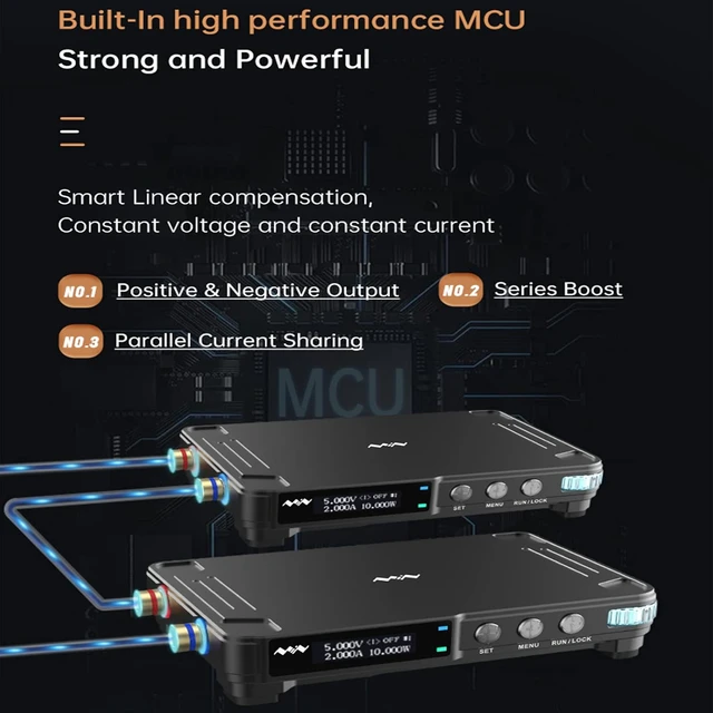 Alt view image 2 of 7 - Variable DC Power Supply 30V 5A,MDP-P906 Mini Digital Programmable Adjustable Linear Laboratory Power, Support Firmware Upgrade