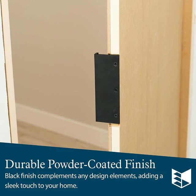 Alt view image 5 of 7 - Hidden Panel Door Hardware Kit Adjustable Hinges for DIY Secret Doors
