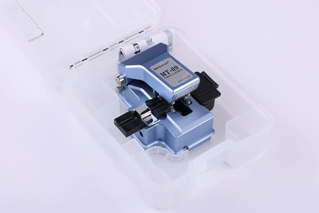 Alt view image 4 of 4 - 12 Ribbon Fiber Optic Cleaver High Precision and Fully Automatic Fiber Cutter Tool (Blue)