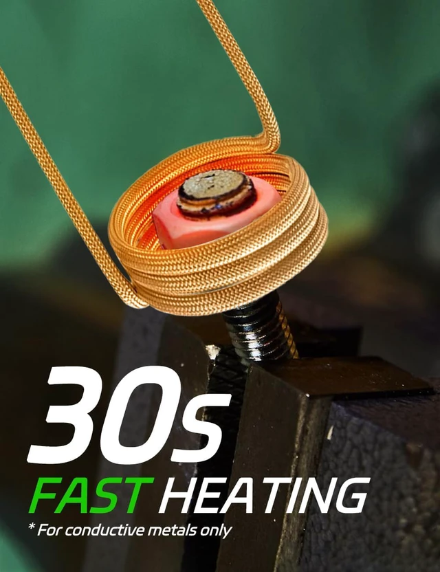 Alt view image 2 of 7 - Induction Heater Bolt Removal - Auto Repair Portable 12Coil Kit