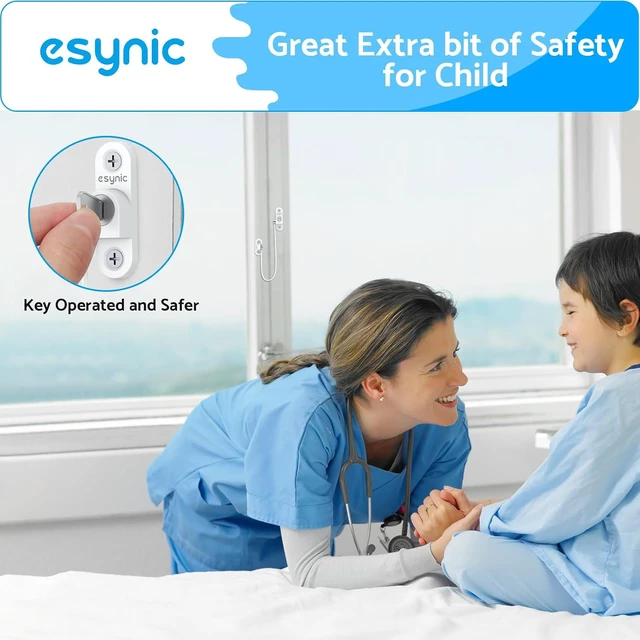 Alt view image 3 of 7 - 10-Pack Window Restrictor Locks, 7.28" Wire, Aluminum & Stainless Steel for Home & Baby Safety