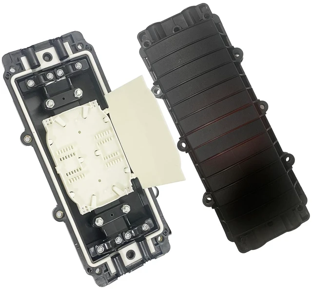 Main image of Aerial & Direct Burial Fiber Optic Splice Enclosure with Tray, Horizontal 48 Strand