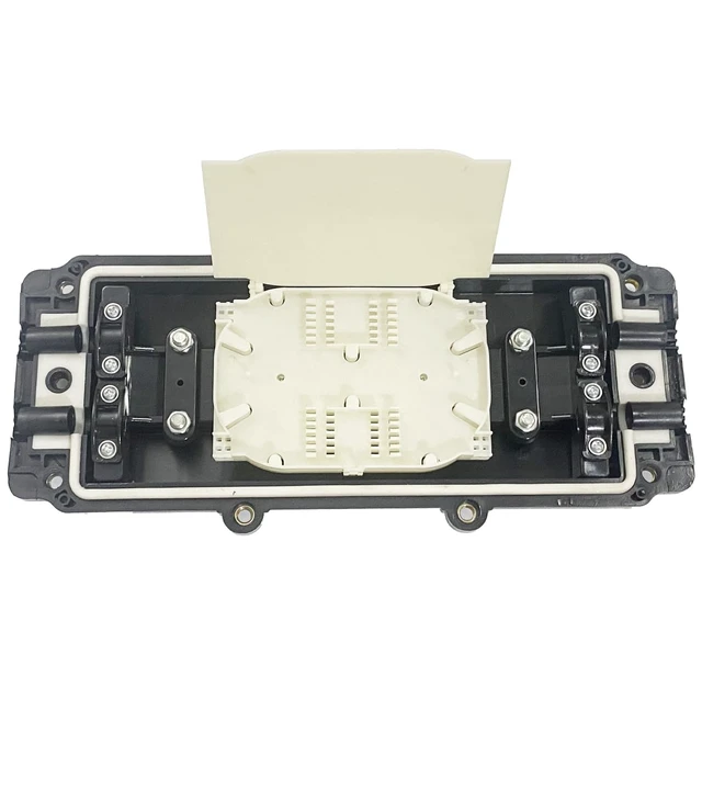 Alt view image 3 of 5 - Aerial & Direct Burial Fiber Optic Splice Enclosure with Tray, Horizontal 48 Strand