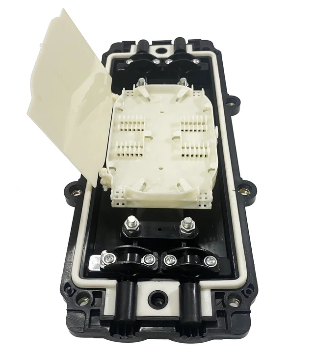 Alt view image 4 of 5 - Aerial & Direct Burial Fiber Optic Splice Enclosure with Tray, Horizontal 48 Strand