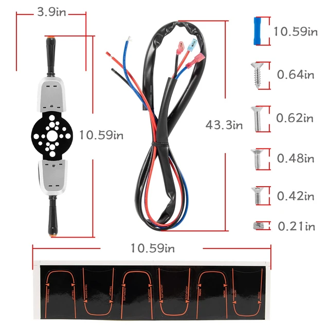 Alt view image 2 of 7 - Fingertip Tilt Jack Plate Lever Control Switch for Seastar Hydraulic & Cable Steering, PT2000-1P/2P
