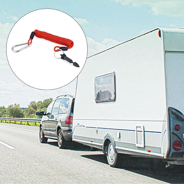 Alt view image 7 of 7 - 8-Pack Trailer Breakaway Cables with Pin