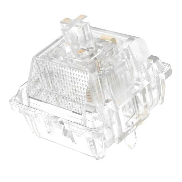 Alt view image 2 of 7 - 90-Pack Ice King Keyboard Switches, Clear Nylon, T1 Tactile 68g