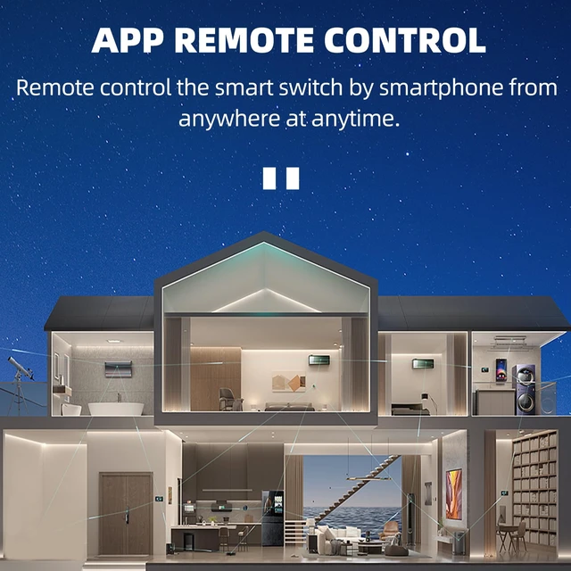 Alt view image 4 of 7 - Tuya WiFi Smart Circuit Breaker Energy Meter, 1P 230V 63A, DIN Rail with APP Remote Control