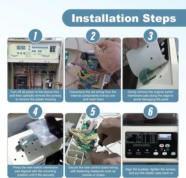 Alt view image 7 of 7 - Control Board Kit for Pentair MasterTemp 400 (42002-0007S, 461105)