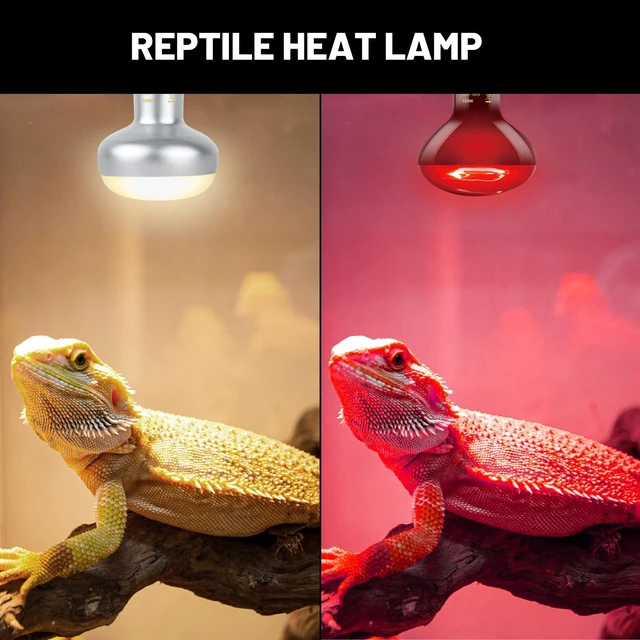 Alt view image 2 of 7 - Dual Reptile Lamp Fixture Combo, 100W UVA Daylight & 100W Infrared Basking Bulbs