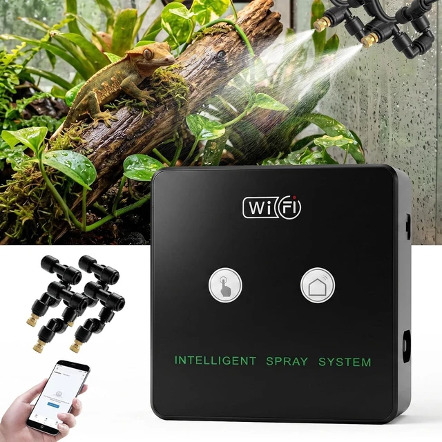 Main image of WiFi Smart Reptile Mister with 360° Adjustable Nozzles, APP Control for Frog, Lizard & Amphibians