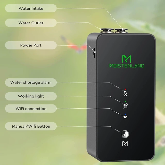 Alt view image 3 of 7 - Moistenland WiFi Reptile Mister, DIY Misting System