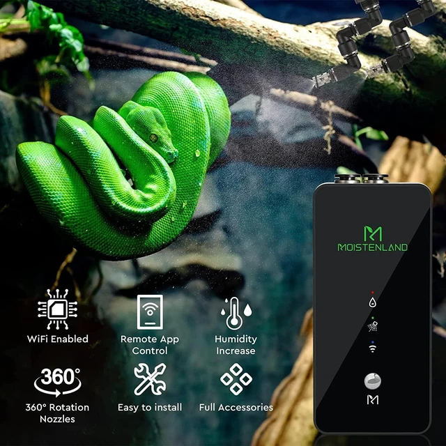 Alt view image 2 of 7 - Moistenland WiFi Reptile Mister, DIY Misting System